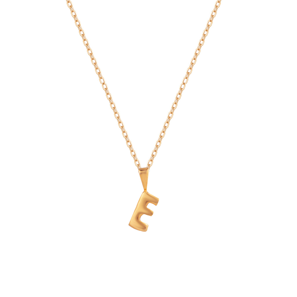 Letter Pendant with Necklace