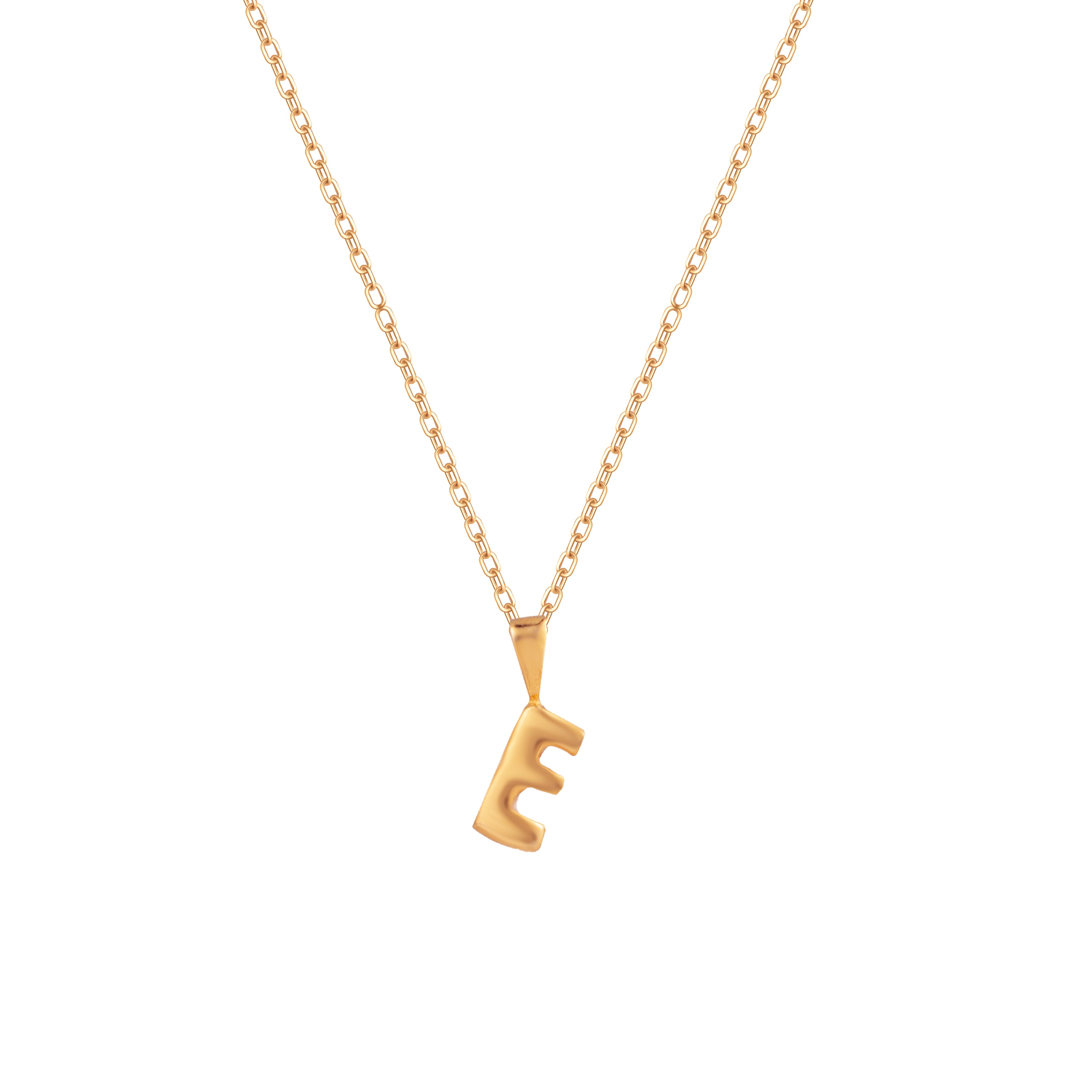 Letter Pendant with Necklace