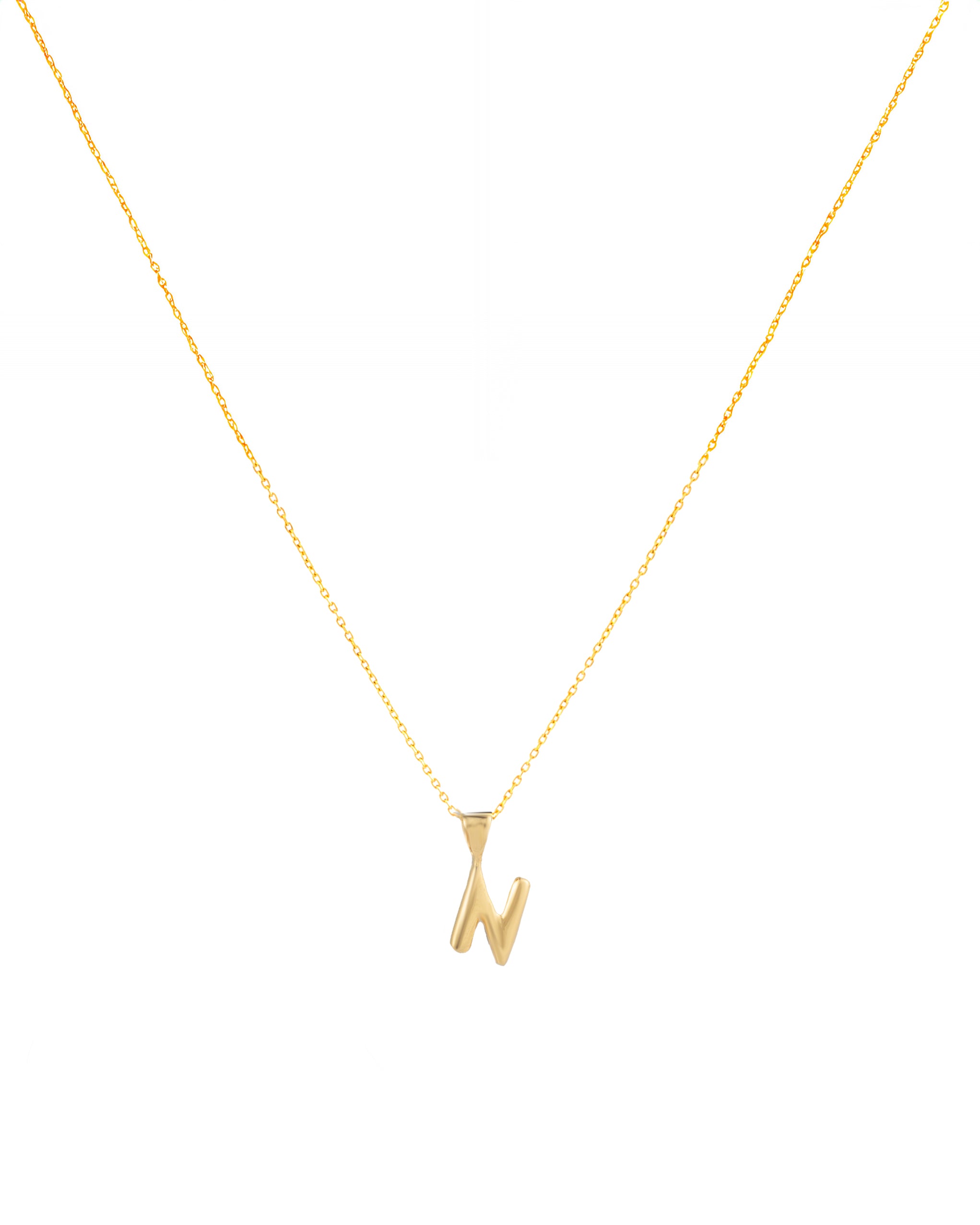 Letter Pendant with Necklace