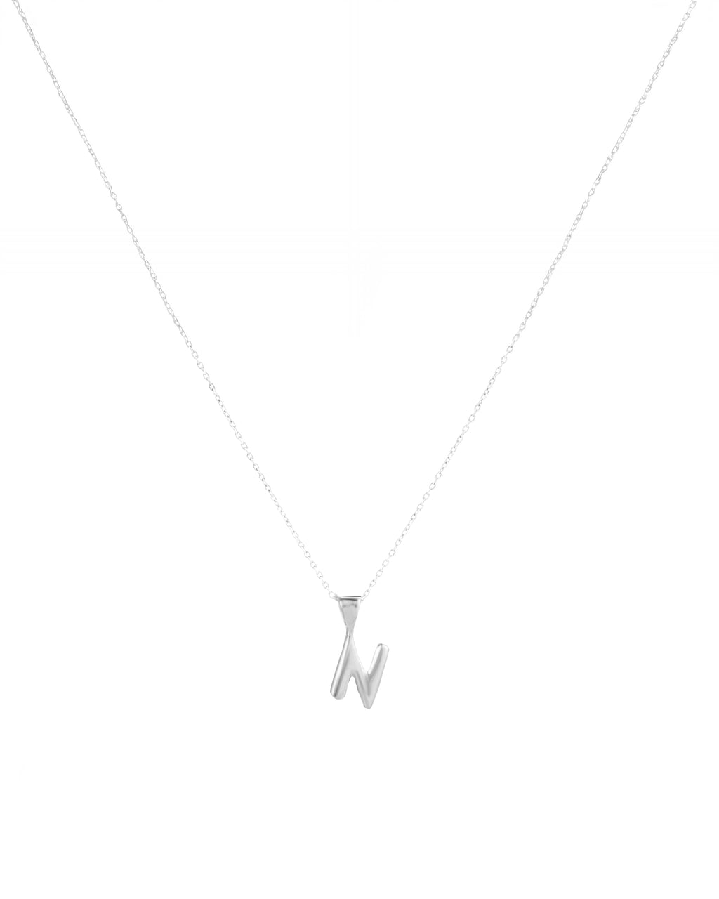 Letter Pendant with Necklace