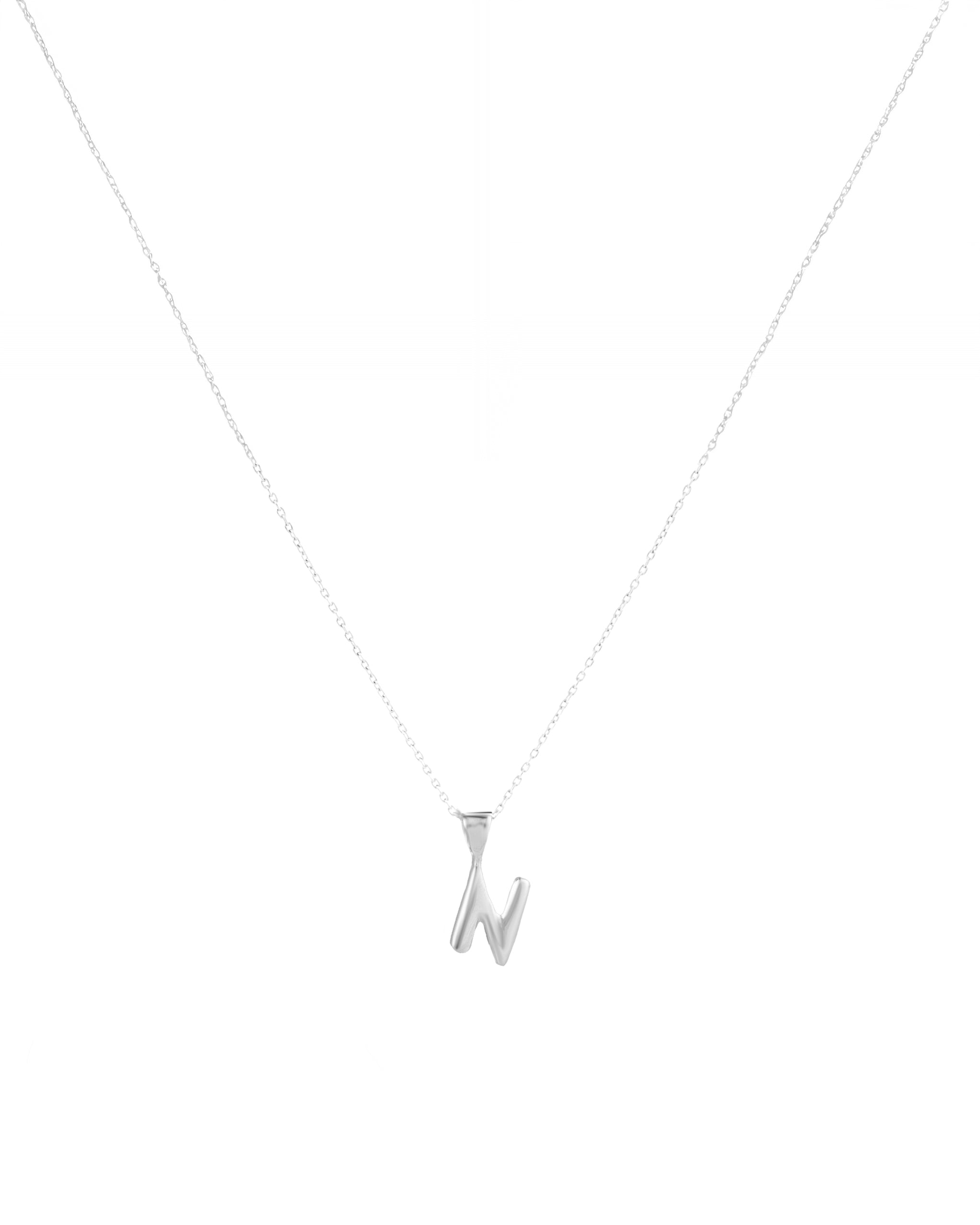 Letter Pendant with Necklace